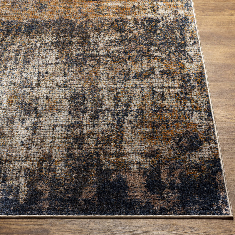 Trent Austin Design® Mckellar Performance Gray/Gold/Beige Rug & Reviews